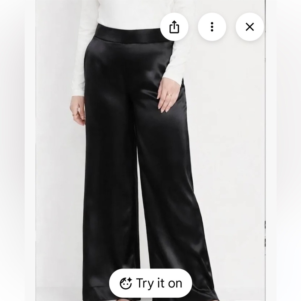 Old Navy Elegant Black Wide-Leg Pants
